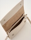 Boston + Bailey Classic Crossbody Bag, Bone product photo View 06 S