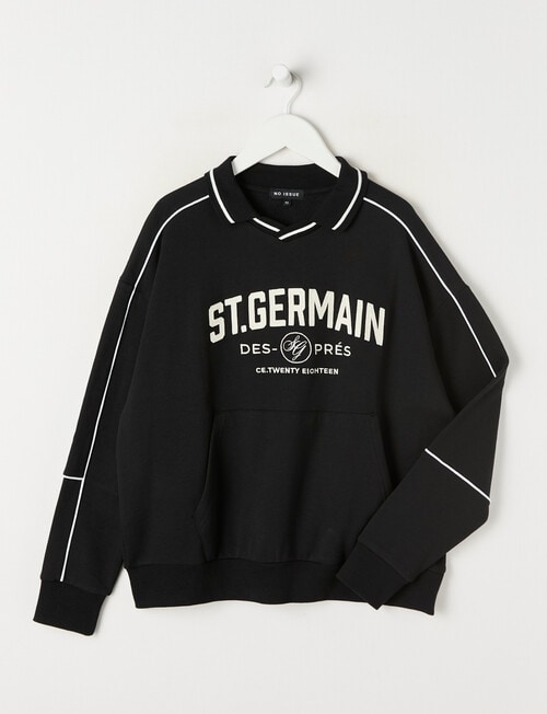 No Issue St Germain Crew Collar, Black product photo