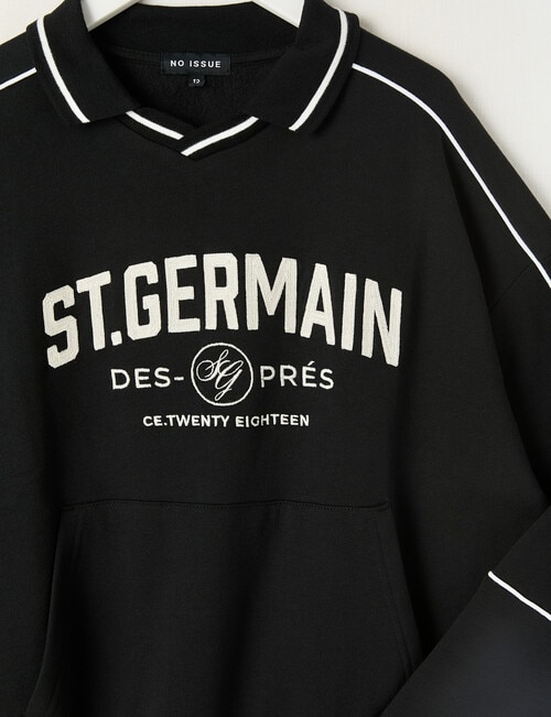 No Issue St Germain Crew Collar, Black product photo View 02 L