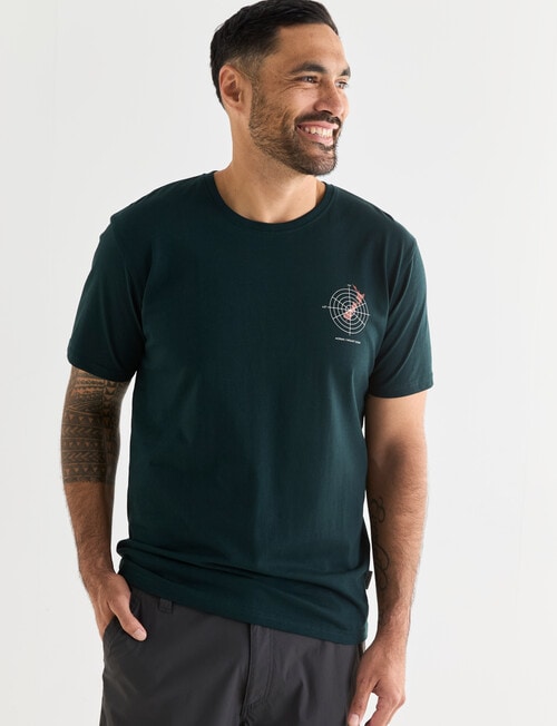 Kauri Trail Short Sleeve Tee, Dark Forest product photo
