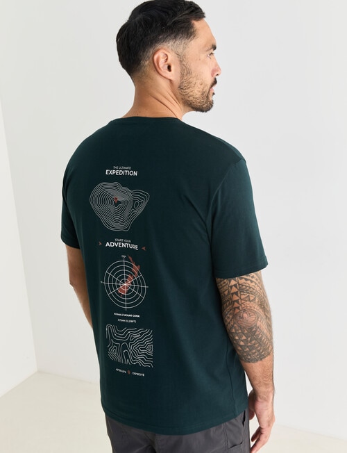 Kauri Trail Short Sleeve Tee, Dark Forest product photo View 02 L