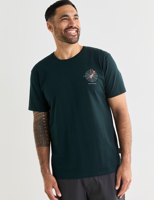Kauri Trail Short Sleeve Tee, Dark Forest product photo View 05 L