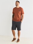 Kauri Trail Short Sleeve Tee, Rust product photo View 02 S