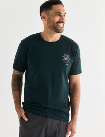 Kauri Trail Short Sleeve Tee, Dark Forest product photo