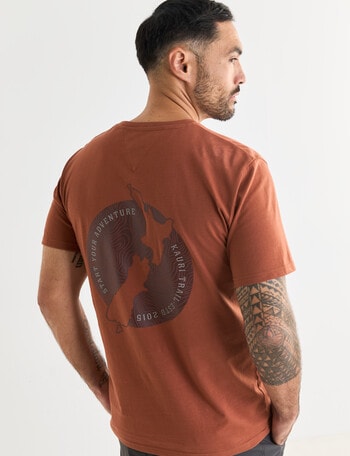 Kauri Trail Short Sleeve Tee, Rust product photo