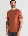 Kauri Trail Short Sleeve Tee, Rust product photo View 05 S