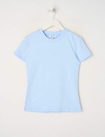 Switch Giselle Short Sleeve Tee, Cornflower Blue product photo