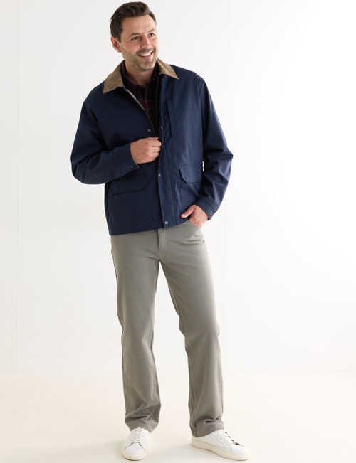 Chisel Barn Jacket, Navy product photo View 03 L