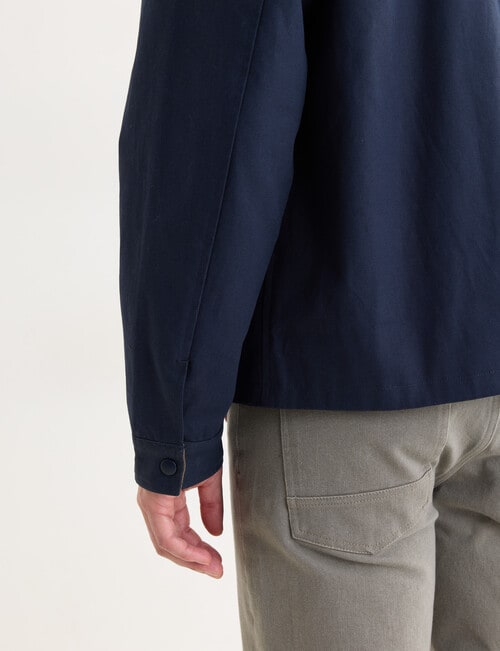 Chisel Barn Jacket, Navy product photo View 04 L