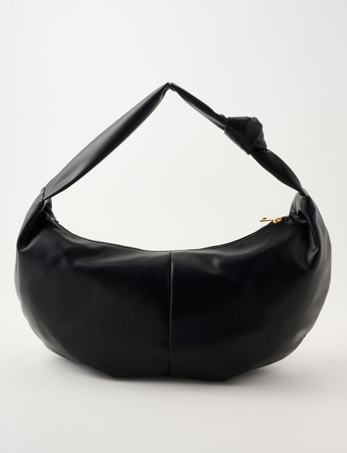 Whistle Whistle Slouch Knot Shopper Bag, Black product photo View 02 L