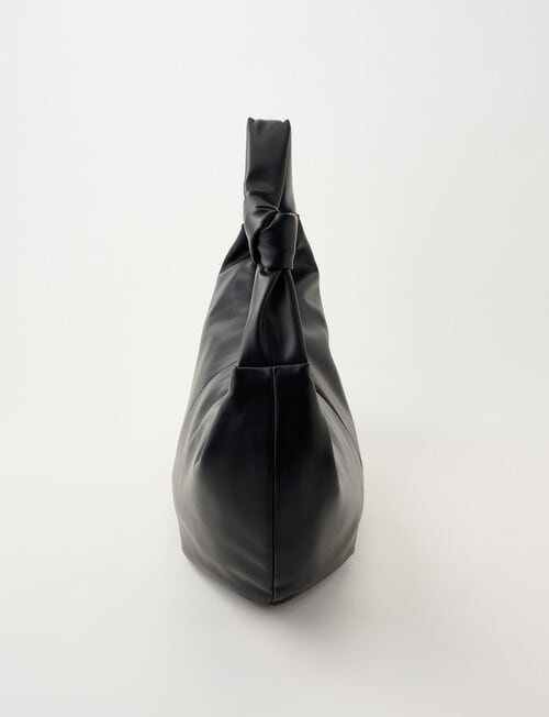 Whistle Whistle Slouch Knot Shopper Bag, Black product photo View 04 L