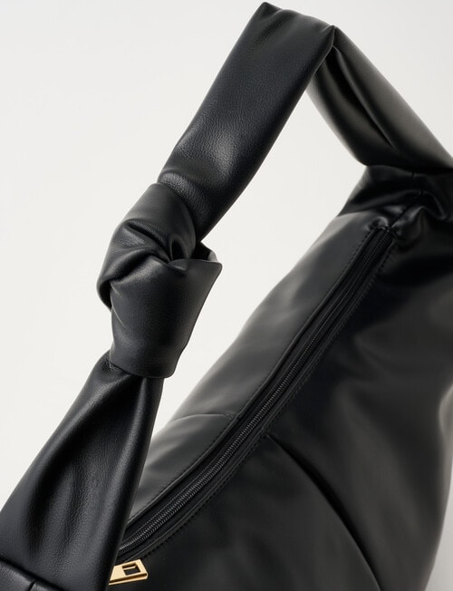 Whistle Whistle Slouch Knot Shopper Bag, Black product photo View 05 L