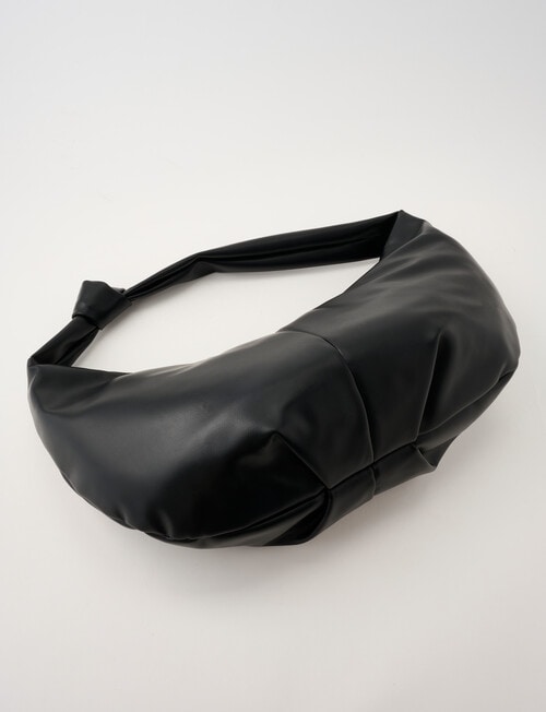 Whistle Whistle Slouch Knot Shopper Bag, Black product photo View 06 L