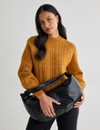 Whistle Whistle Slouch Knot Shopper Bag, Black product photo View 08 S