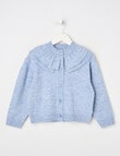 Mac & Ellie Frill Collar Cardigan, Soft Blue product photo