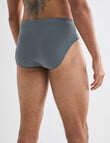 Chisel Cotton Brief, 5-Pack, Navy, Mid Blue, Black & Sage product photo View 03 S