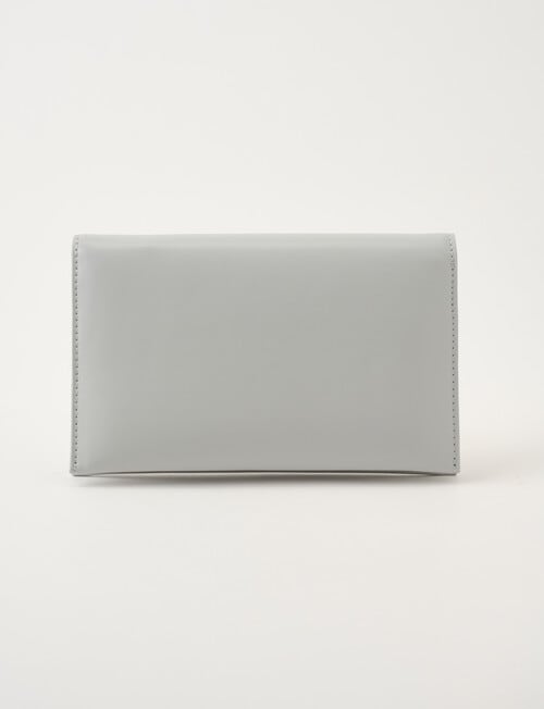 Boston + Bailey Classic Crossbody Bag, Grey product photo View 02 L