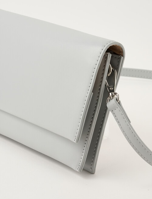 Boston + Bailey Classic Crossbody Bag, Grey product photo View 04 L