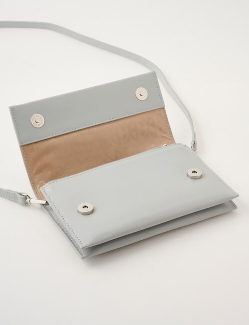 Boston + Bailey Classic Crossbody Bag, Grey product photo View 05 L