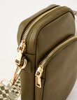 Boston + Bailey Zip Crossbody Bag, Olive product photo View 05 S