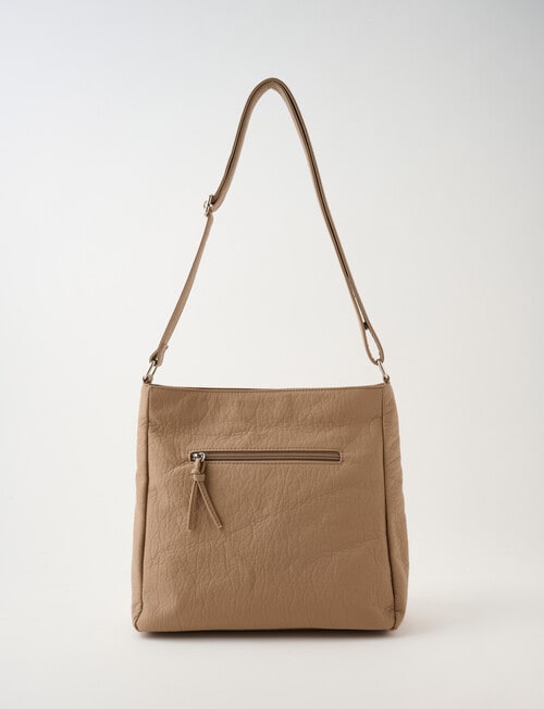 Boston + Bailey Zips Shoulder Bag, Taupe product photo View 02 L