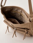 Boston + Bailey Zips Shoulder Bag, Taupe product photo View 07 S