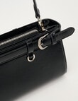 Whistle Belt Patent Shopper Bag, Black product photo View 05 S