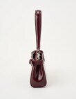 Whistle Belt Patent Shopper Bag, Cherry Lacquer product photo View 04 S