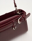 Whistle Belt Patent Shopper Bag, Cherry Lacquer product photo View 05 S
