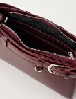 Whistle Belt Patent Shopper Bag, Cherry Lacquer product photo View 07 S