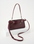 Whistle Belt Patent Shopper Bag, Cherry Lacquer product photo View 08 S