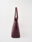 Whistle Croc Tote Bag, Cherry Lacquer product photo View 04 S