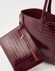 Whistle Croc Tote Bag, Cherry Lacquer product photo View 05 S