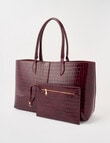 Whistle Croc Tote Bag, Cherry Lacquer product photo View 06 S