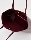 Whistle Croc Tote Bag, Cherry Lacquer product photo View 07 S