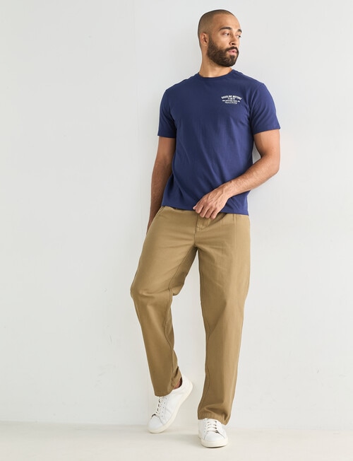 Gasoline Carpenter Straight Leg Chino, Tan product photo