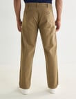 Gasoline Carpenter Straight Leg Chino, Tan product photo View 02 S