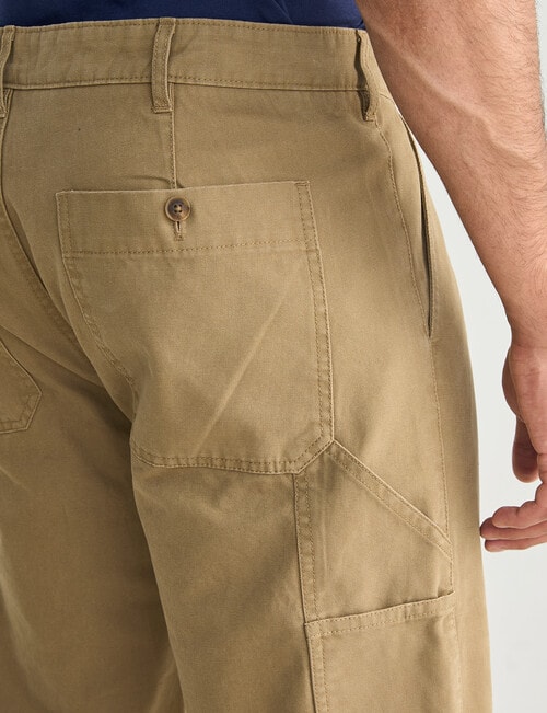Gasoline Carpenter Straight Leg Chino, Tan product photo View 06 L