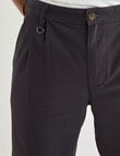Gasoline Carpenter Straight Leg Chino, Washed Black product photo View 04 S
