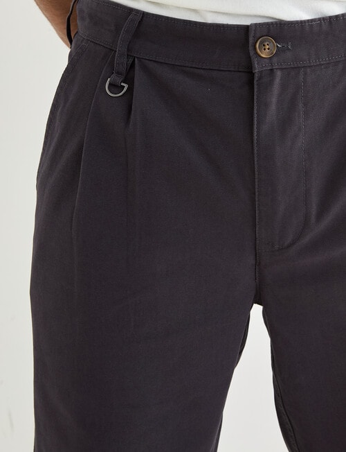 Gasoline Carpenter Straight Leg Chino, Washed Black product photo View 04 L