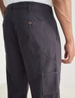 Gasoline Carpenter Straight Leg Chino, Washed Black product photo View 06 S