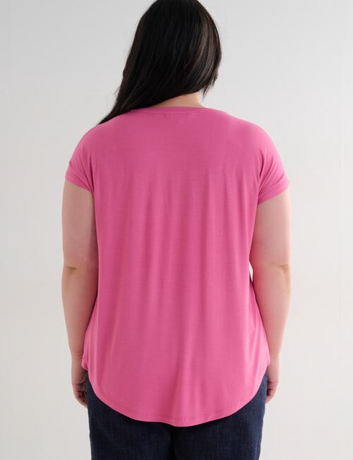 Bodycode Curve Boxy Tee, Aurora Pink product photo View 02 L