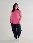 Bodycode Curve Boxy Tee, Aurora Pink product photo View 03 S