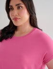 Bodycode Curve Boxy Tee, Aurora Pink product photo View 04 S