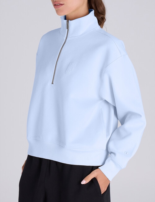 Champion Champion Rochester Base Quarter Zip College, Blue product photo View 02 L