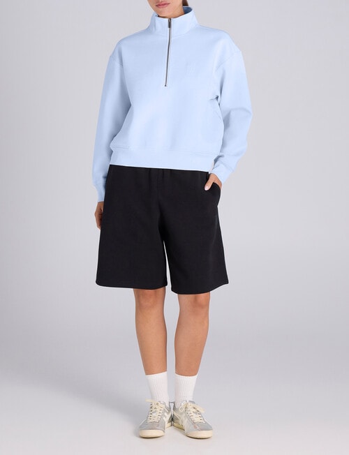 Champion Champion Rochester Base Quarter Zip College, Blue product photo View 04 L