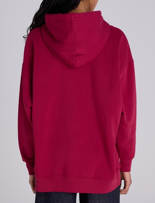 Champion Legacy Tonal Script Hoodie, Cranberry Tart product photo View 03 L
