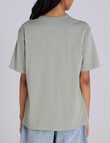 Champion Legacy Tonal Script Crew Sweatshirt, , Ecology Green product photo View 03 S