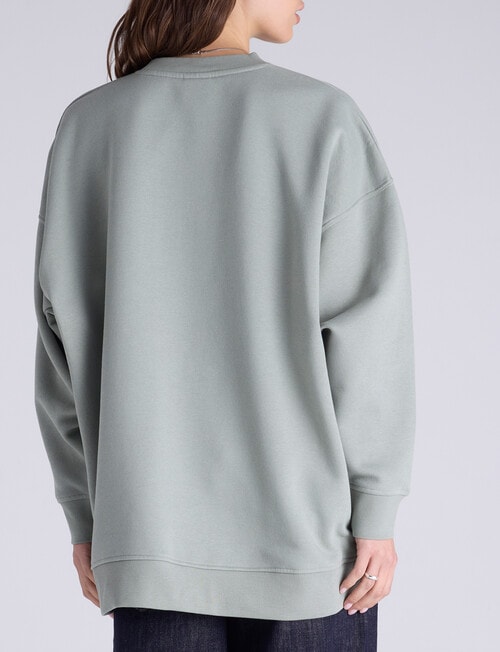 Champion Legacy Tonal Script Tee, Ecology Green product photo View 03 L