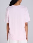 Champion Legacy Tonal Script Tee, Lilac Pink product photo View 03 S
